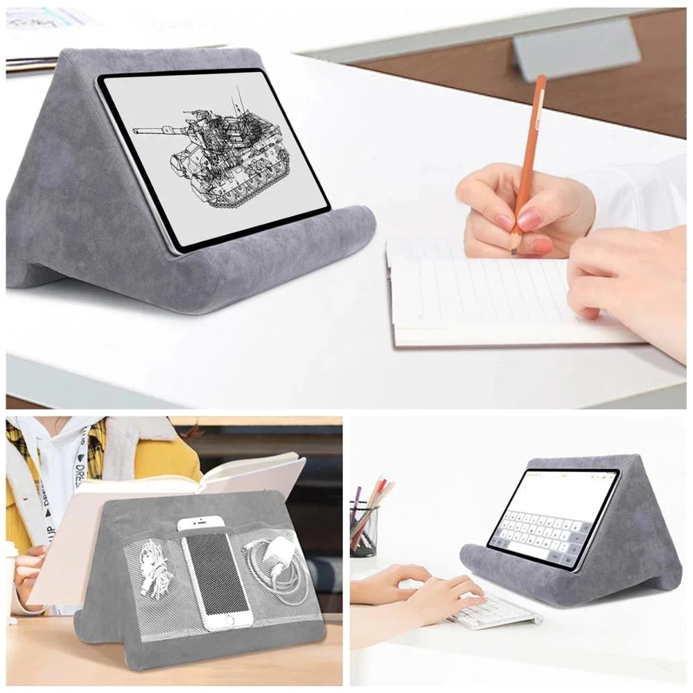 Tablet Pillow Stand for Bed, Lap, and Reading