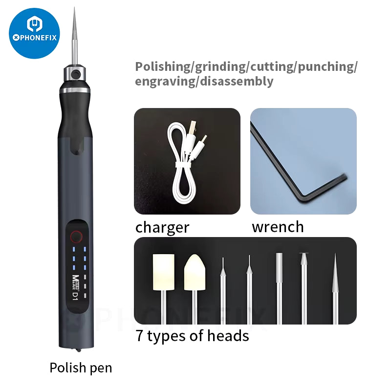 Qianli Cordless Electric Versatile Carving, Engraving, Cutting, Trimming, Polishing, and Micro Drilling Tool