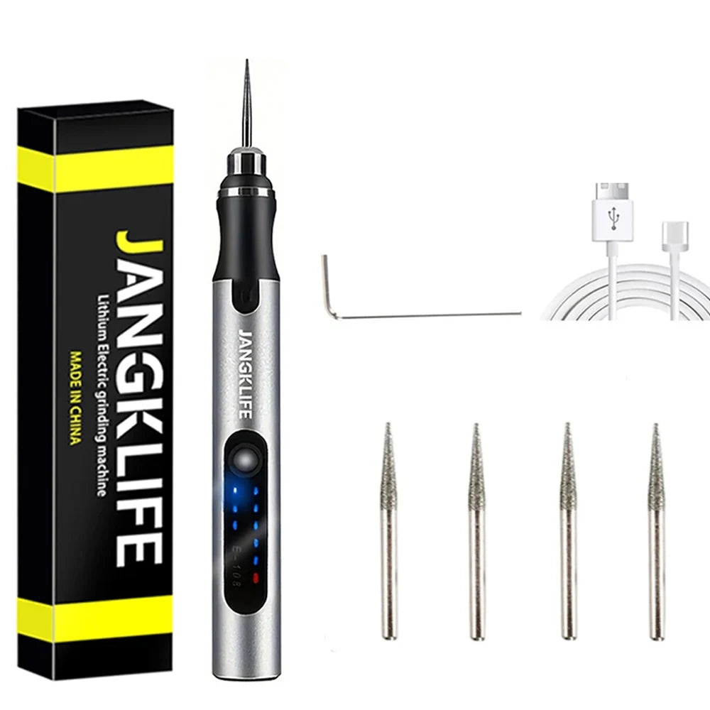 CraftPro Rotary Tool Kit: Woodworking Engraving Drill Pen DIY Jewelry Metal Glass #CordlessRotaryTool
#RotaryTool
#PowerTool
#DIYTool
#CraftTool
#ToolKit
#CordlessTool
#HandTool
#MultiTool
#GrinderTool #CordlessFreedom
#PortableTool
#USBRechargeable
#VariableSpeed
#CompactTool
#LightweightTool
#EasyToUse
#VersatileTool
#MultiFunctional
#DIYProjects
#CraftProjects
#EngravingTool
#GrindingTool
#SandingTool
#PolishingTool
#CarvingTool
#DetailingTool
#90MinRuntime
#FastCharging
#LEDIndicator#DIYers
#Crafters