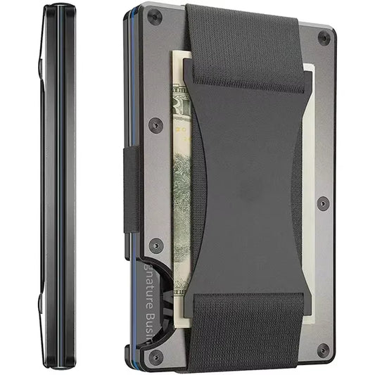 Luxury Carbon Fiber Minimalist Cash & Card Holder