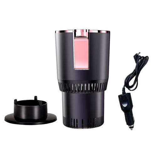 Single Car Smart Temperature Control Drink Holder with Digital Display for Hot and Cold Beverages 