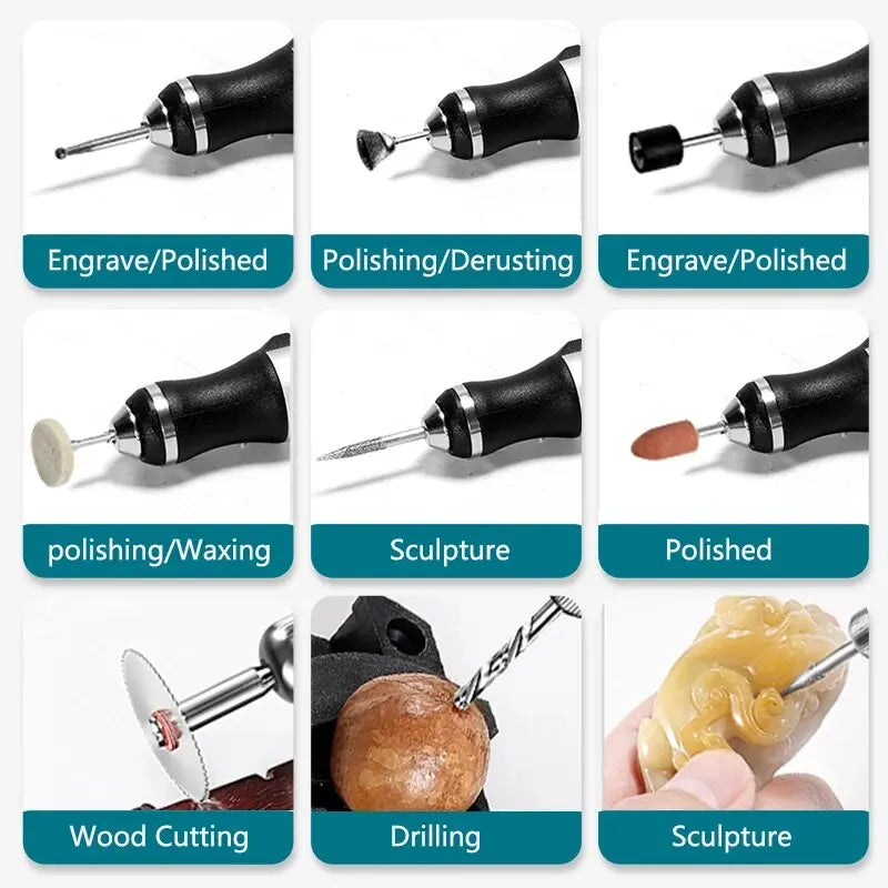 CraftPro Rotary Tool Kit: Woodworking Engraving Drill Pen DIY Jewelry Metal Glass #CordlessRotaryTool
#RotaryTool
#PowerTool
#DIYTool
#CraftTool
#ToolKit
#CordlessTool
#HandTool
#MultiTool
#GrinderTool #CordlessFreedom
#PortableTool
#USBRechargeable
#VariableSpeed
#CompactTool
#LightweightTool
#EasyToUse
#VersatileTool
#MultiFunctional
#DIYProjects
#CraftProjects
#EngravingTool
#GrindingTool
#SandingTool
#PolishingTool
#CarvingTool
#DetailingTool
#90MinRuntime
#FastCharging
#LEDIndicator#DIYers
#Crafters